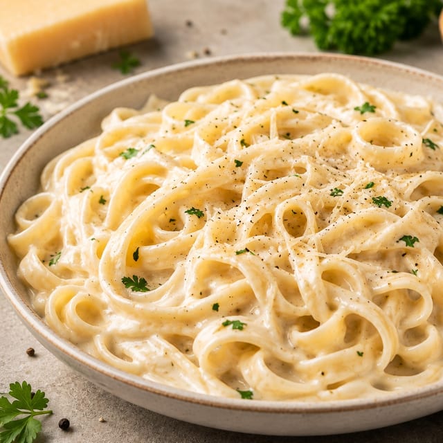 Fettuccine Alfredo.