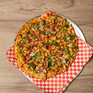 Butter Chicken Halal Pizza