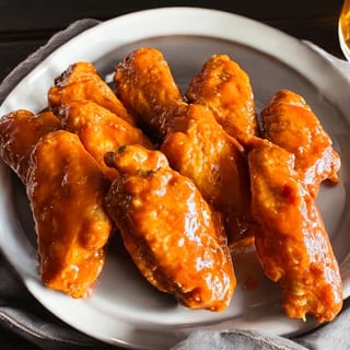 Honey Sriracha Halal Wings
